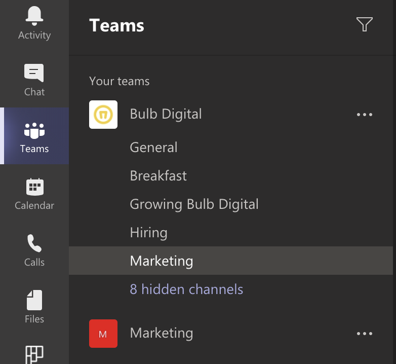 Microsoft Teams Chat vs. Channels Bulb Digital